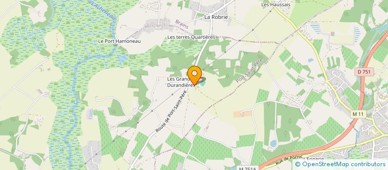 localisation de l'entreprise LES PLANS CHOUETTES  PORT-SAINT-PERE