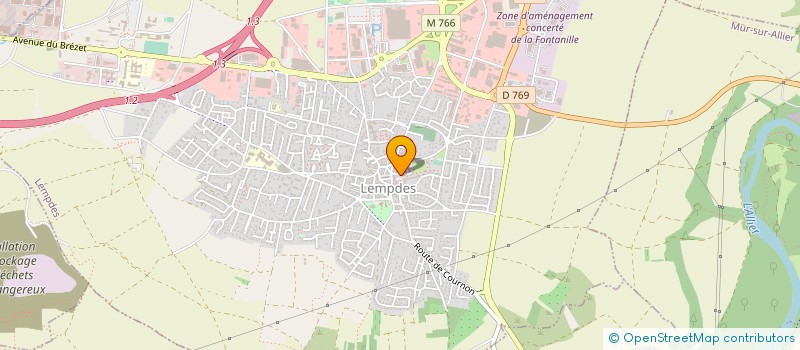 localisation de l'entreprise LES PLANS DU MULTIVERS  LEMPDES