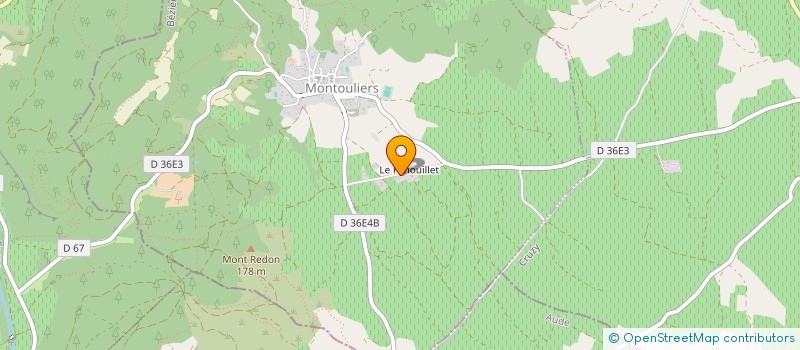 localisation de l'entreprise LES PLANTADES à MONTOULIERS