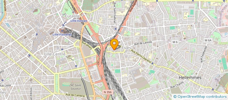 localisation de l'entreprise LES PLANTEURS VOLONTAIRES à LILLE