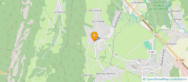 localisation de l'entreprise LES PLAQUES PHOTOGRAPHIQUES DE FELIX THIOLLIER  LATHUILE