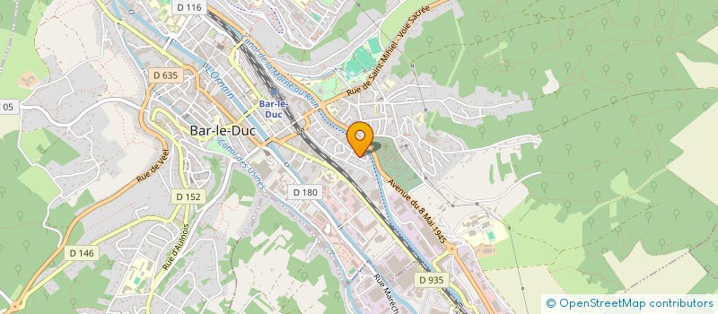 localisation de l'entreprise LES PLAQUISTES DU BARROIS à BAR-LE-DUC