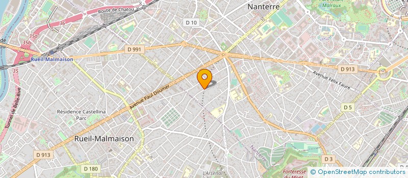 localisation de l'entreprise LES PLASTIKEUSES à NANTERRE