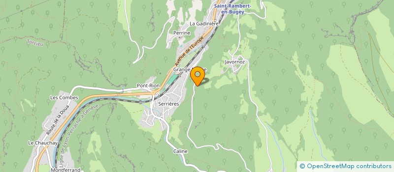 localisation de l'entreprise LES PLASTIQUES DE TORCIEU à TORCIEU