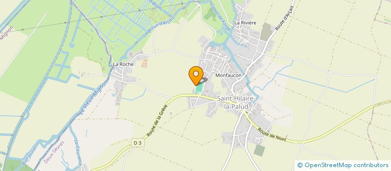 localisation de l'entreprise LES PLASTIQUES DU MARAIS à SAINT-HILAIRE-LA-PALUD
