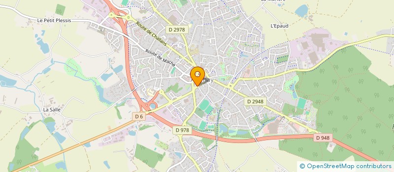 localisation de l'entreprise LES PLATANES à AIZENAY
