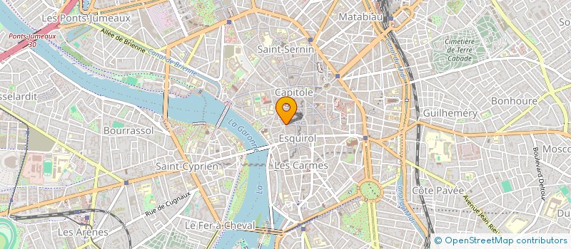 localisation de l'entreprise LES PLATANES à TOULOUSE