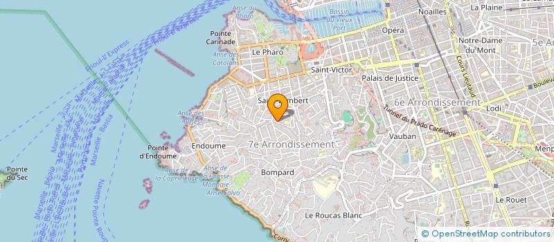 localisation de l'entreprise LES PLATEAUX DE L'ALTA à MARSEILLE