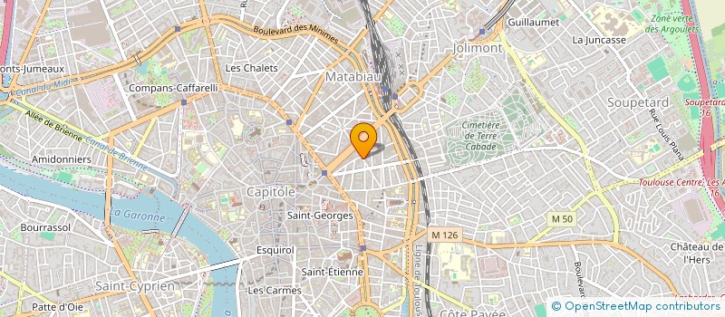 localisation de l'entreprise LES PLATISSES  TOULOUSE