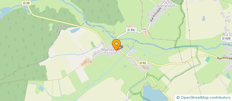 localisation de l'entreprise LES PLATRERIES L.A.C.R.O.I.X  MUNSTER