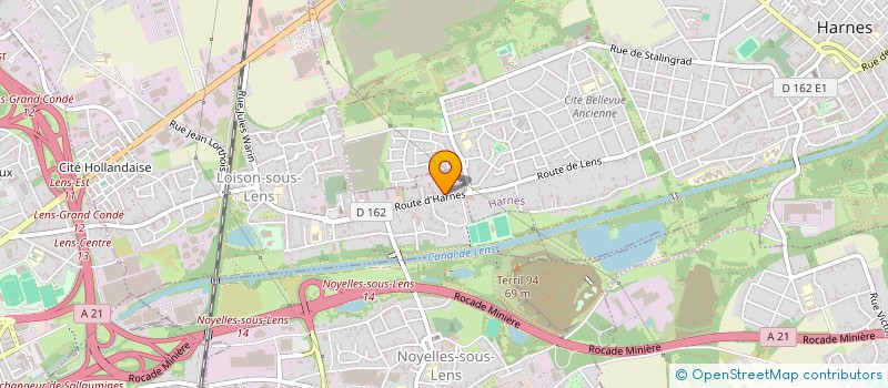 localisation de l'entreprise LES PLATRERIES LOISONNAISE  LOISON-SOUS-LENS