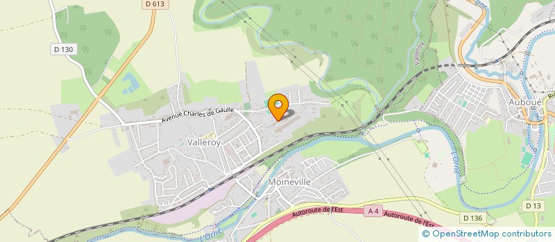 localisation de l'entreprise LES PLATRES  VALLEROY