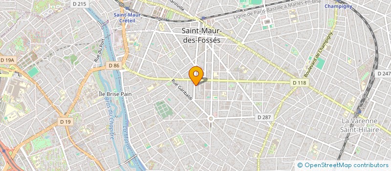 localisation de l'entreprise LES PLATRIERS DE SAINT-MAURICE à SAINT-MAUR-DES-FOSSES