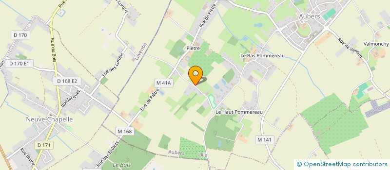 localisation de l'entreprise LES PLATS BECS à AUBERS