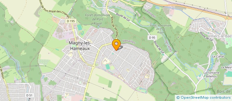 localisation de l'entreprise LES PLATS DE JU  MAGNY-LES-HAMEAUX