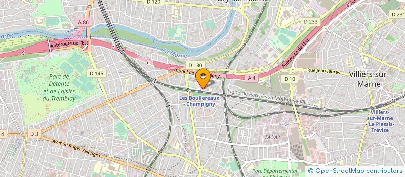 localisation de l'entreprise LES PLATS GOURMANDS DE MAMA à CHAMPIGNY-SUR-MARNE