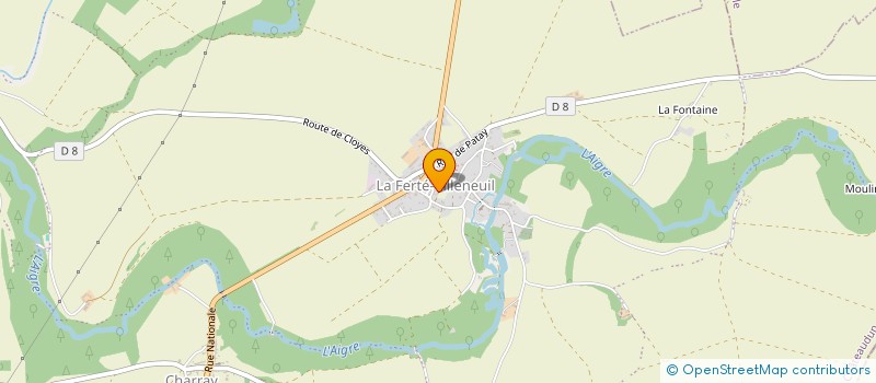localisation de l'entreprise LES PLAYMOS DE L'ENTRE 2 LOIRS à CLOYES-LES-TROIS-RIVIERES