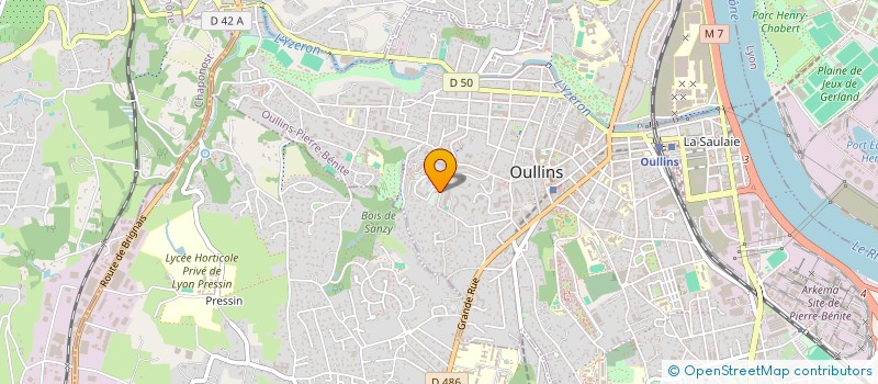 localisation de l'entreprise LES PLAYMOS DE PLAYMOKNIGHT  OULLINS-PIERRE-BENITE