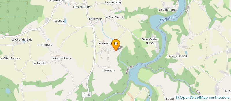 localisation de l'entreprise LES PLEDELICES  PLEDELIAC