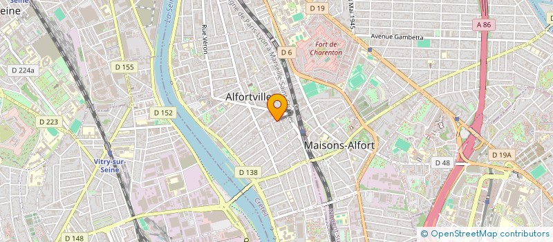 localisation de l'entreprise LES PLEIADES à ALFORTVILLE