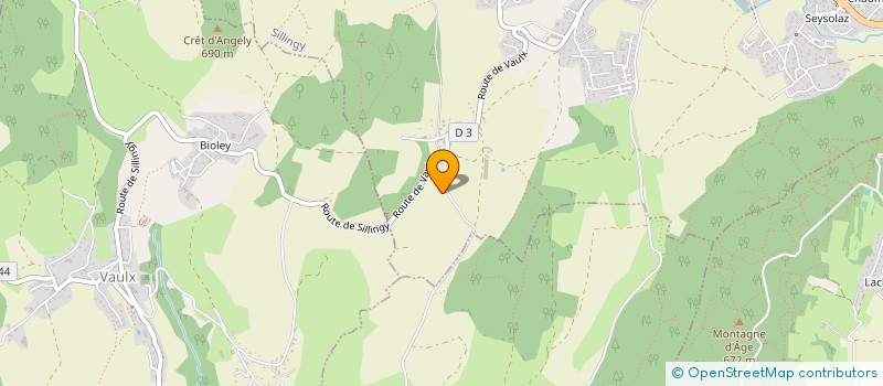 localisation de l'entreprise LES PLEIADES  EPAGNY METZ-TESSY