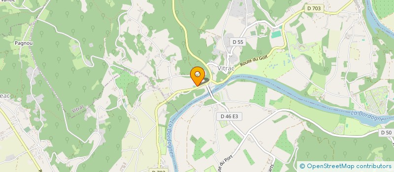 localisation de l'entreprise LES PLEIADES à VITRAC