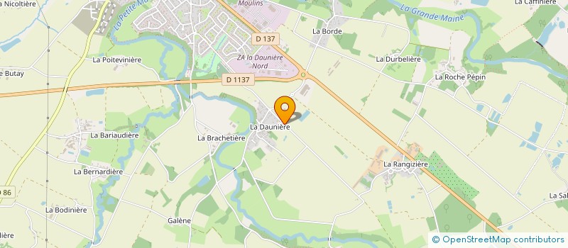 localisation de l'entreprise LES PLEINS PHARES à MONTAIGU-VENDEE