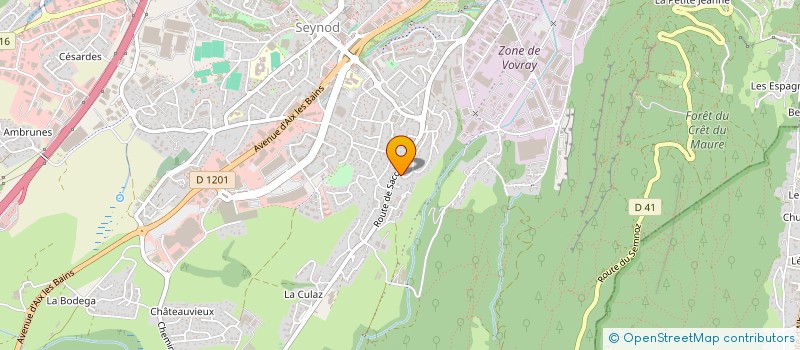 localisation de l'entreprise LES PLEUROTTES à ANNECY