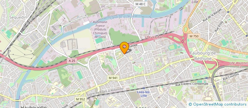 localisation de l'entreprise LES PLIEURS DU NORD  LOOS