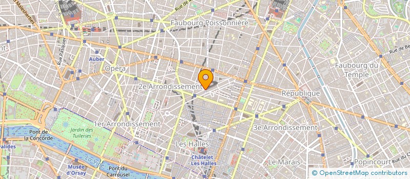 localisation de l'entreprise LES PLISSES MINIUSSI à PARIS