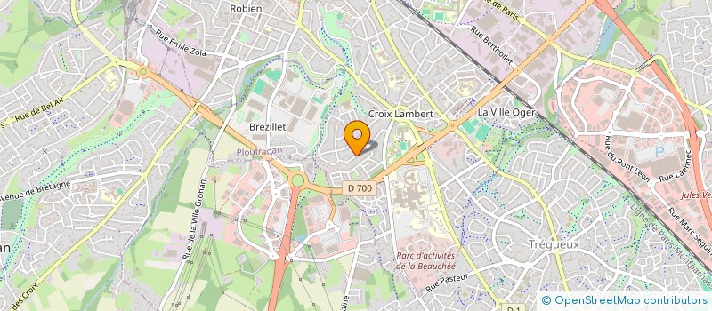 localisation de l'entreprise LES PLOMBIERS DU GRIFFON à SAINT-BRIEUC