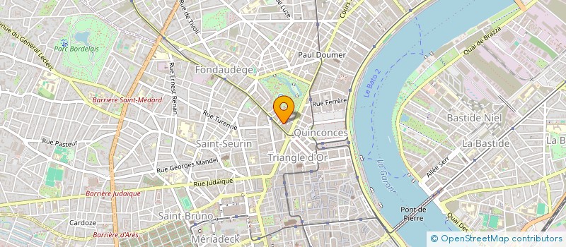 localisation de l'entreprise LES PLOMBS QUI SAUTENT  BORDEAUX