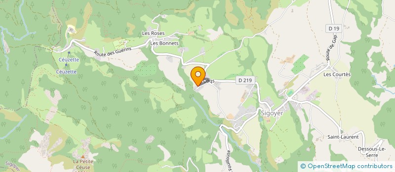 localisation de l'entreprise LES PLOUPLES  SIGOYER