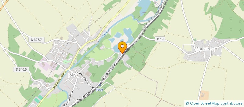 localisation de l'entreprise LES PLUM'EURE DE JOUY/SAINT PREST à JOUY