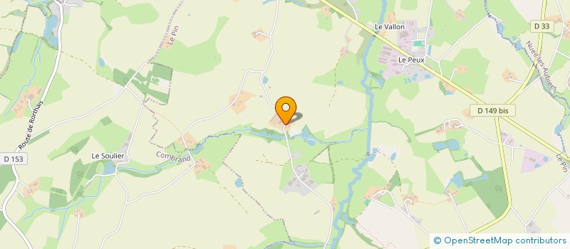 localisation de l'entreprise LES PLUMES BLANCHES  LE PIN