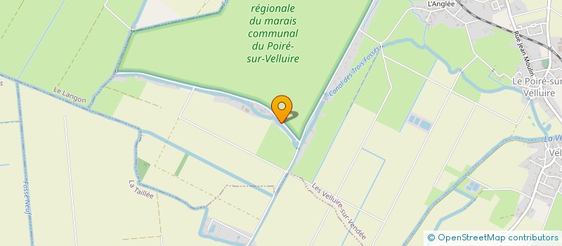localisation de l'entreprise LES PLUMES PEROTINES à LES VELLUIRE-SUR-VENDEE