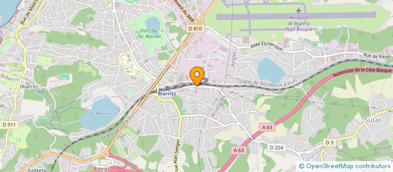 localisation de l'entreprise LES PLUS D'AGNES à BIARRITZ