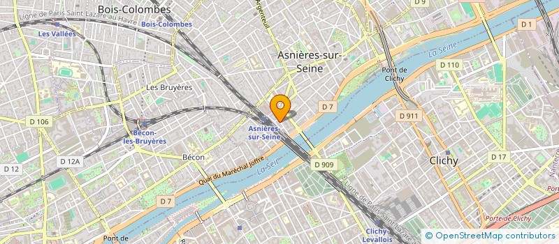 localisation de l'entreprise LES PODCASTS TRANSATLANTIQUES à ASNIERES-SUR-SEINE