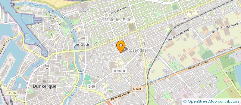 localisation de l'entreprise LES PODS à DUNKERQUE