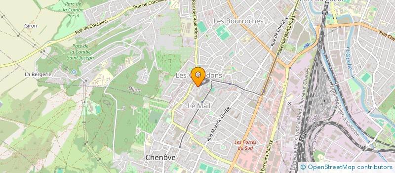 localisation de l'entreprise LES POETES DE L'AMITIE DE CHENOVE à CHENOVE