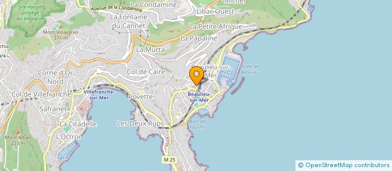localisation de l'entreprise LES POETES DU GOUT à BEAULIEU-SUR-MER