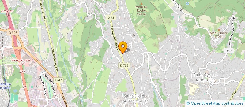 localisation de l'entreprise LES POEX  SAINT-DIDIER-AU-MONT-D'OR