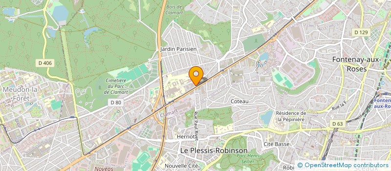 localisation de l'entreprise LES POIDS PLUMES IDF  CLAMART