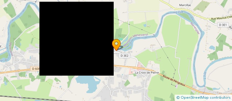 localisation de l'entreprise LES POILUS D'AQUITAINE  MENESPLET