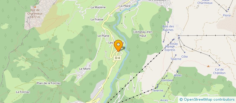 localisation de l'entreprise LES POILUS INVINCIBLES  LE GRAND-BORNAND