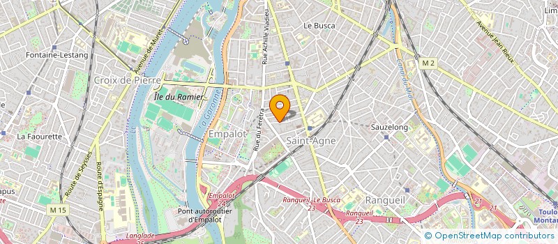 localisation de l'entreprise LES POINT NOMMEES à TOULOUSE