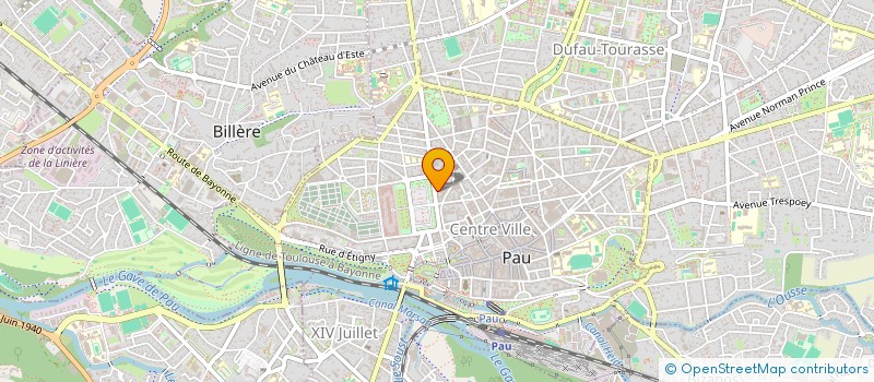 localisation de l'entreprise LES POINTILLEUSES à PAU
