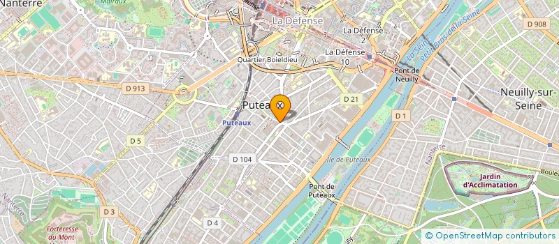 localisation de l'entreprise LES POINTS PARISIENS à PUTEAUX