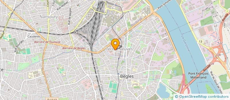 localisation de l'entreprise LES POINTS SUR LES A  BOULIAC