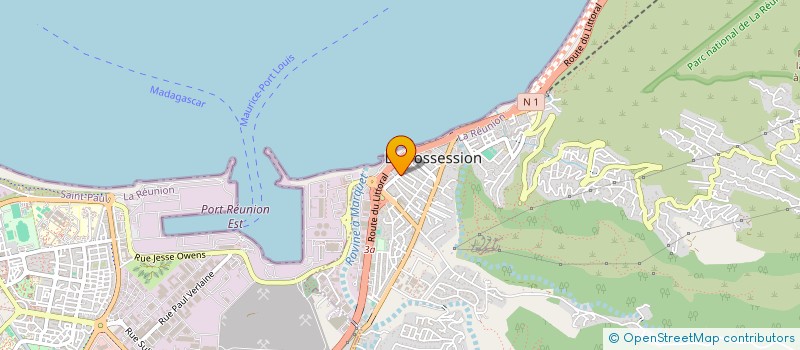 localisation de l'entreprise LES POISSONS D'ALISEE 2 à LA POSSESSION